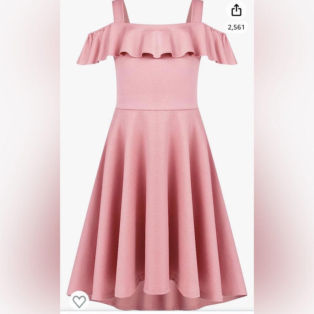 Arshiner Girls Pink Dress. Perfect Condition.